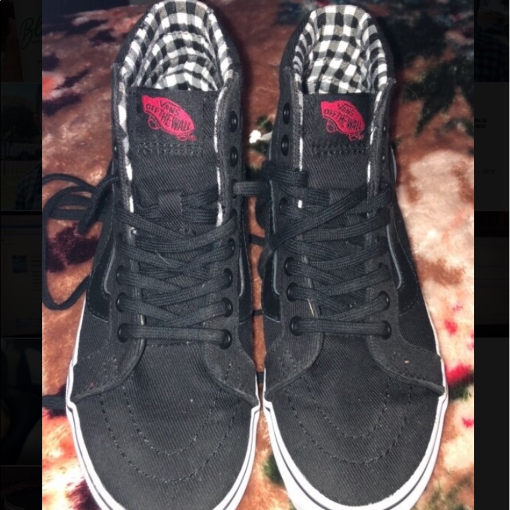 black high top vans